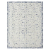 2' x 3' Gray Abstract Washable Non Skid Area Rug